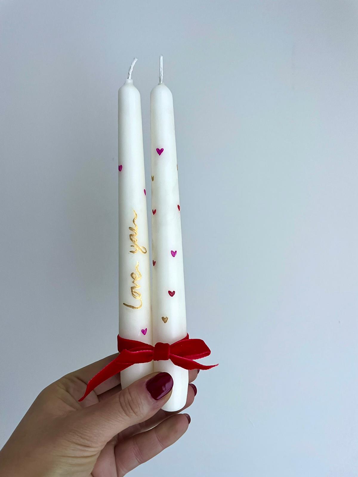 Valentines Day Candles